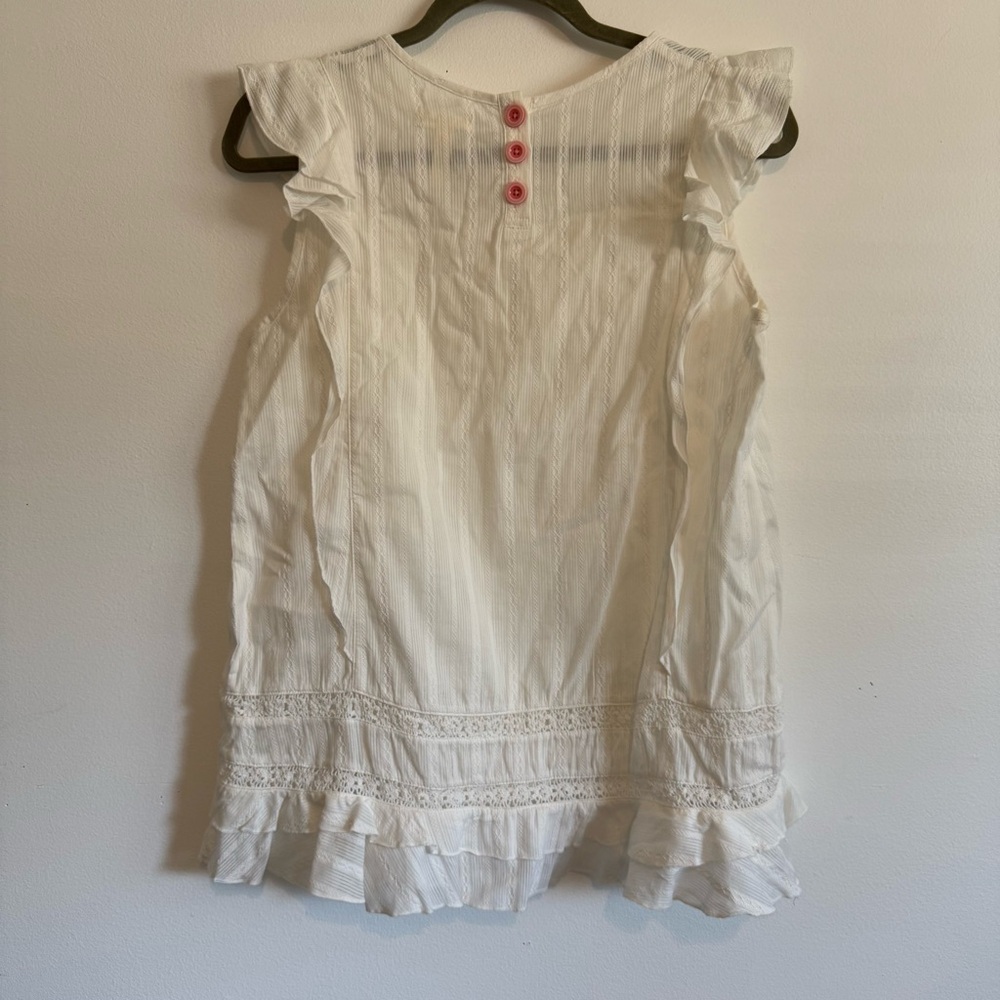 Matilda Jane White Ruffle Top - Picture 2 of 11